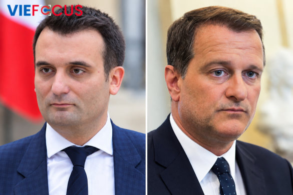 Mari Florian Philippot : Florian Philippot lors d'une apparition publique